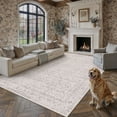 thumbnail image 2 of BERTHMEER 9'x12' Area Rugs for Living Room Rugs for Bedroom Gray Vintage Non Slip Washable Large Farmhouse Office Dining Room Oriental Traditional Distressed Carpets, 2 of 7