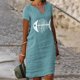 thumbnail image 2 of Vestidos de manga corta para mujer Vestido de tirantes con estampado de flores a la moda Vestido con cuello en V hasta la rodilla Pompotops ghjkhdj16844, 2 of 5