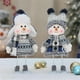 thumbnail image 5 of Christmas Gifts - Animated Cute Plush Doll Collectible Figurine, Swing Decor For Xmas Bedroom Home, 5 of 5