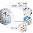 thumbnail image 6 of Coastal Turtle Bathroom Curtain 72 Inch Shower Stall Curtain with Hooks, Blue Ocean Coral Starfish Seagrass Waterproof Polyester Bath Curtain Washable Bathtub Curtain 36''x 72'', 6 of 6