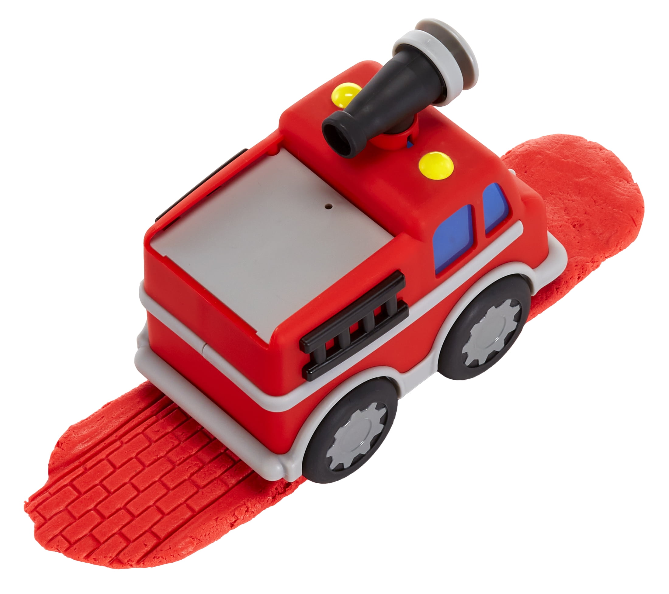 DohKins Fire Truck & Firefighter - Scented Dough that Never Dries, DIY Kids Gift, Ages 3+