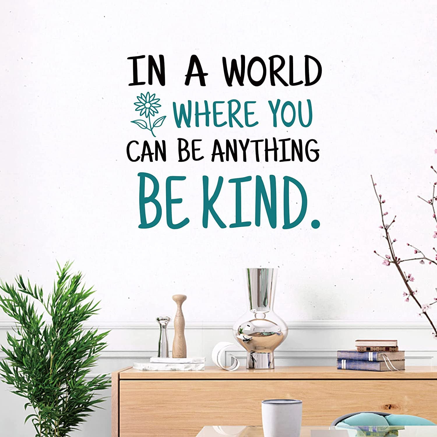 In a world where you can be anything be kind Print