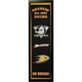 thumbnail image 1 of Encore Select 290-22 Anaheim Ducks Logo History Felt Banner - 14 x 37 in., 1 of 1