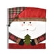 thumbnail image 1 of Advancent Funda trasera de silla de tela de franela de muñeco de nieve de Papá Noel, fundas de asiento suaves y lisas para el hogar, decoración Kits de decoración para fiestas Papa Noel Advancent HA009740-01B, 1 of 6