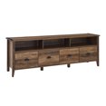 thumbnail image 6 of Walker Edison Industrial Farmhouse TV Stand for TVs up to 80", Barnwood, 6 of 10