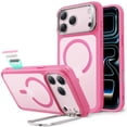 thumbnail image 1 of Funda ESR para iPhone 17 Pro Max con soporte, MagSafe, rosa, 1 of 8