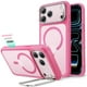 thumbnail image 1 of Funda ESR para iPhone 17 Pro Max con soporte, MagSafe, rosa, 1 of 8