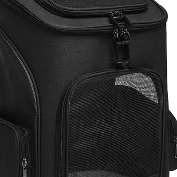 Pet Cat Travel Mochila al aire libre Mochila transpirable para mascotas para gatos Perros (Negro) Tmvgtek Libre de BPA