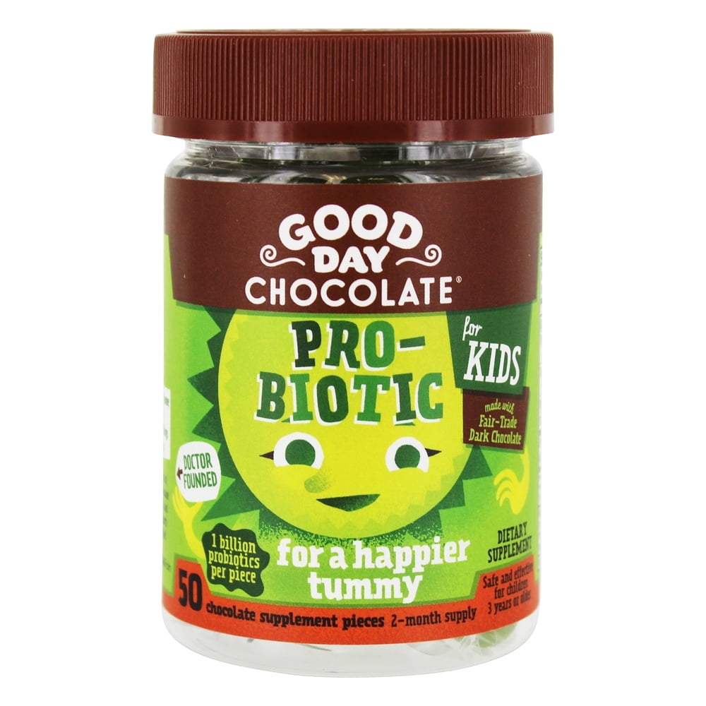 Good Day Chocolate Probiotic for Kids Chocolate Supplement 1 Billion