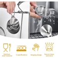 thumbnail image 5 of Embudo de acero inoxidable, juego de 3 embudos de colador de cocina, juego de filtros de embudo de acero inoxidable para transferir ingredientes líquidos, ingredientes secos A Feliz Sencillez, 5 of 5