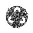 thumbnail image 4 of 2x Pin de broche de Triquetra -Pin de broche de medieval Pin de insignia Pin de suéter para decoración de ropa Hugo Broches vikingos retro, 4 of 6