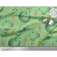 thumbnail image 2 of Soimoi Poly Georgette Fabric Floral & Sketch Fruits Print Fabric by The Yard 52 Inch Wide, 2 of 3