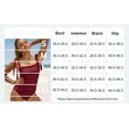 thumbnail image 2 of BeautyIn Women Monokini Swimsuits Tummy Control Ruched One Piece Bathing Suits, 2 of 6