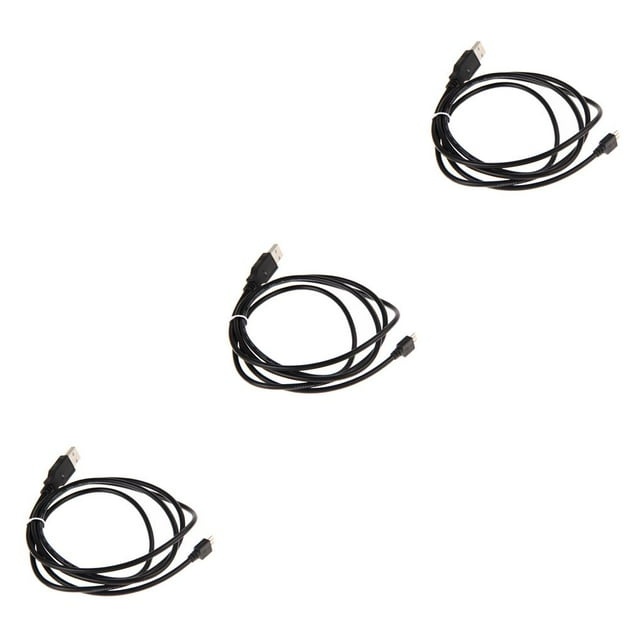 Methold Cable de carga negro de 1,5 metros reemplazo de cable de puerto Micro USB para controlador de juego 4 Type1 NO1