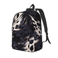 thumbnail image 3 of Casual Canvas Backpack Without Interlayer Large Capacity Stick Bag Design For Outdoor Shopping Office Outdoor Sports Animal Print Style Mediumorchid_3 Medium, 3 of 7