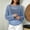 A1-Blue, variant on Swimsuit Cover Up Top Crew Neck Hollow Out Knit Tops Pullover Knitwear Cover Up Vacation Knit Sweater Summer Cover Up Lightweight Pullover Shirts Tops for Women A2-White L