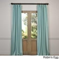 thumbnail image 2 of Exclusive Fabrics  Faux Silk Taffeta 120-inch Blackout Curtain Panel, 2 of 7