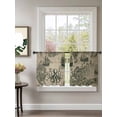 thumbnail image 2 of Retro Medieval Sheer Curtains 2 Panels Set Map Octopus Nautical Lihgt Filtering Rod Pocket Voile Drape, Semi Sheer Window Curtains for Bedroom Living Room, 52"x54", 2 of 5