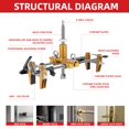 thumbnail image 2 of Kit de instalación de cerraduras de puertas ANGELSWORD Lock Mortiser, 2 of 7