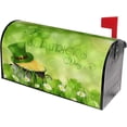 thumbnail image 3 of Happy St. Patricks Day Mailbox Cover Magnetic Standard Size Letter Post Box Cover Wrap Oversize Decoration Welcome Home Garden Outdoor 25.5" Lx 21" W, 3 of 6