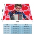 thumbnail image 4 of Manta polar Henry Danger, súper suave y acogedora, manta de franela ligera, suave y cómoda, manta de felpa cálida para sofá, cama, 4 of 5