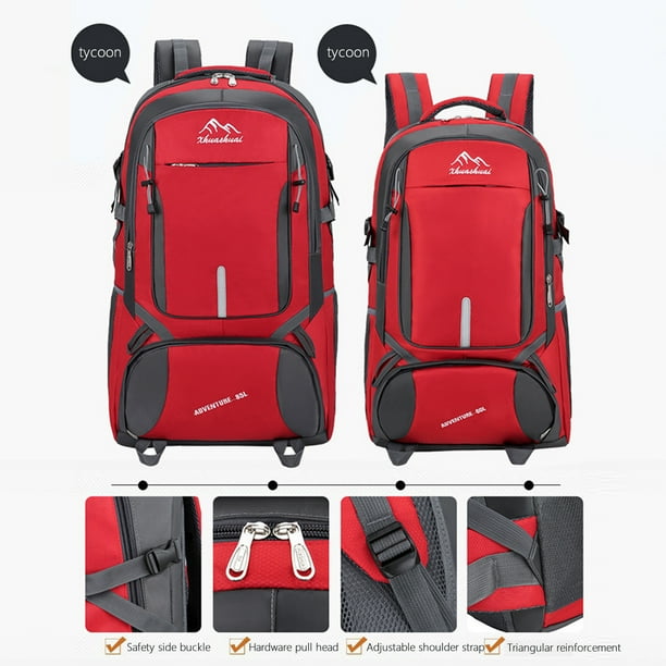 85LCamping Hiking Backpack, Travel Backpack, Hiking Backpack, Outdoor Sports Backpack Travel Bag, Suitable For Mountaineering Camping Trips Red 85L - Walmart Business Supplies 85LCamping Hiking Backpack, Travel Backpack, Hiking Backpack, Outdoor Sports Backpack Travel Bag, Suitable For Mountaineering Camping Trips Red 85L - Walmart Business Supplies