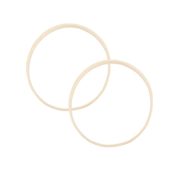 UNOMOR DIY Embroidery Hoop Beige Plastic Frame for Embroidery Great for Beginners and Craft Projects 7 inch