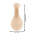 thumbnail image 2 of OUSITAID 3pcs Funny Handmade DIY Jewelry Boxes Unfinished Wood Painted Vase Box, 2 of 6