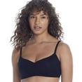 thumbnail image 2 of Reveal MIDNIGHT BLACK The Perfect Lace Foam-Lined Wireless Bra, US 32D, UK 32D, 2 of 4