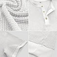thumbnail image 3 of pstuiky camisetas de hombre, Camisa tipo blusa de manga larga con cuello vuelto y solapa con estampado de cremallera para hombre camisas casuales para hombre l, 3 of 5