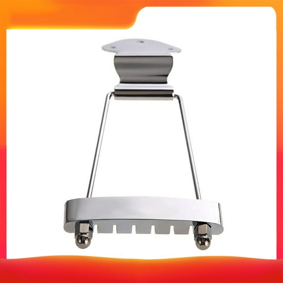 6 String Guitar Trapeze Tailpiece Replacement Parts for Jazz Electric Archtop Guitar Bass