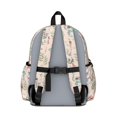 thumbnail image 3 of Cat and Scarf Pink Pattern Backpack for School, Cute School Bag with Adjustable Shoulder Straps and Padded Back, 13.4"x11"x4.7", 3 of 5