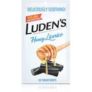 Luden's Throat Drops, Honey Licorice, 30 ea (Pack of 3)