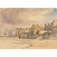 thumbnail image 2 of William Callow 18x14 Gold Ornate Wood Frame and Double Matted Museum Art Print Titled - Margate (1849), 2 of 4
