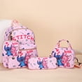 thumbnail image 4 of Stitch 4-in-1 Backpack Set,Cute Cartoon Design,Large Capacity Lightweight Water-Resistant Travel Bag, 4 of 4