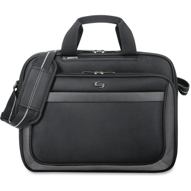 USLCLA1034, US Luggage SOLO Sterling 15.6 Laptop Slim Brief, 1, Black ...