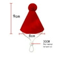 thumbnail image 4 of Cat Birthday Party Set Red Hat 3.1x3.5 Inches Collar 5.9x4.7 Inches Headband Bow for Pet Celebration Gifts, 4 of 5