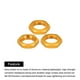 thumbnail image 4 of Tuerca de rueda RC Unique Bargains de Aluminio M12X1.0mm 17mm dorado 8 piezas, 4 of 6