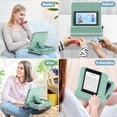 thumbnail image 6 of KDD Tablet Pillow Stand, iPad Tablet Stand with Storage, Foldable Adjustable Holder for Desk Bed Couch and Lap, Green, 6 of 8