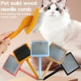 thumbnail image 4 of Bullpaw Dog Slicker Brush Large Pet Grooming Tool for Cats Dogs Removes Loose Fur Tangles Pet Comb Puppy Massage Brush for Shedding, 4 of 8