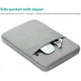 thumbnail image 2 of KOMI 13-14 inch Laptop Sleeve Case Protective Computer Cover for 14" MacBook Pro M2 M1 / 14.4" Surface Laptop Studio / 13.5" Surface Book 3 / ThinkPad X1 Carbon / P14s T14 E14 / HP, Grey, 2 of 7