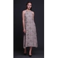 thumbnail image 3 of Bimba Bird Causal Long Backless Halter NeckDressWomen Printed BeachDress-Small, 3 of 6