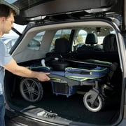 Gladly Family Anthem2 All-Terrain 2-Seater Wagon Stroller, Rugged Wheels, Removable Canopy, Foldable, Forest Adventure Bundle