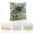 thumbnail image 4 of FUMJ Floral Decorative Throw Pillow Covers Plant Pillow Covers Lotus Leaf Square Pillowcase Flower Outdoor Sofa Bedding Car and Home Decor Pillow Cushion Covers, 4 of 5