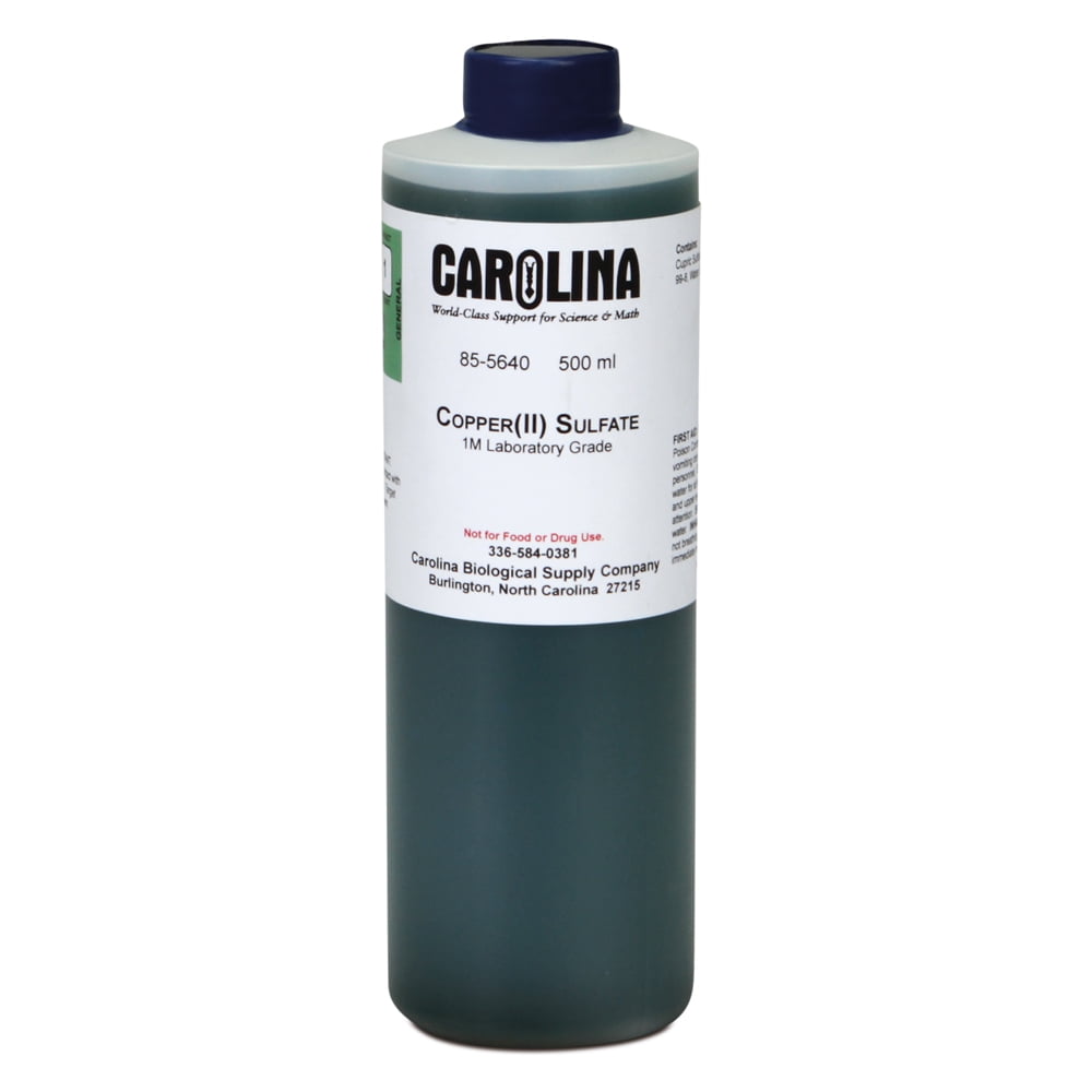 Copper (Ii) Sulfate Solution, 1 M (25), Laboratory Grade, 500 Ml