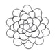thumbnail image 2 of Wmhnj Portaflorales metlico con acabado lacado, juego de 6 piezas para diseño floral, base de hierro resistente a la oxidacin, soporte estable para arreglos florales., 2 of 7