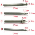 thumbnail image 2 of YUYUETIME Rotary Burr File Bit Rotary Burr Drill Bits Steel 10Pcs, 2 of 8