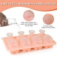 thumbnail image 6 of 4-Cavity Alpaca Silicone Ice Cube Mold - 3.7" Fun Animal Ice Cubes Tray for Cocktails, Party, Summer Drinks (Pink), 6 of 6