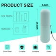 thumbnail image 2 of Toothbrush Travel Case, Portable Travel Toothbrush Holder Case for Camping, Traveling, Home, School, Business, Bathroom - green, 2 of 6
