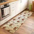 thumbnail image 2 of 2'x6' Rug Runners for Hallways Kitchen, Desert Sand Camel Non Slip Entryway Beside Floor Carpet Runner, Summer Tropical Animals Vintage Beige Laundry Room Bedroom Throw Rugs Mat for Family Pet, 2 of 8